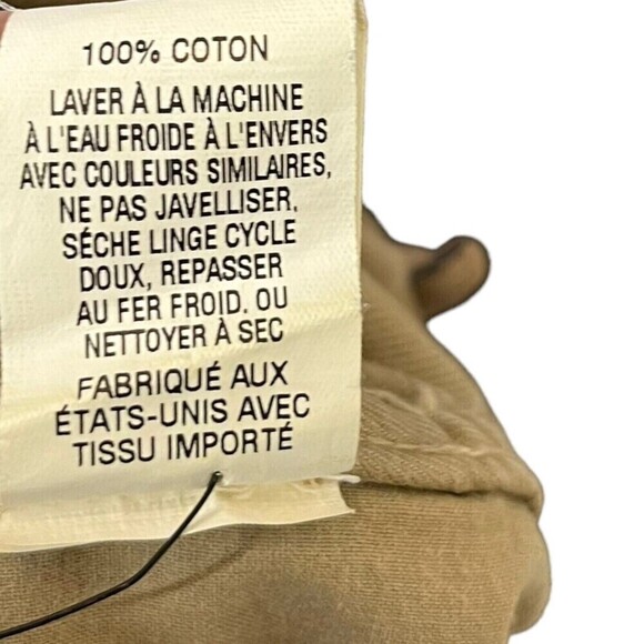 Nili Lotan Military Pants Barley Tan Cropped Jogger High Rise Women’s Size 2 - Picture 12 of 13